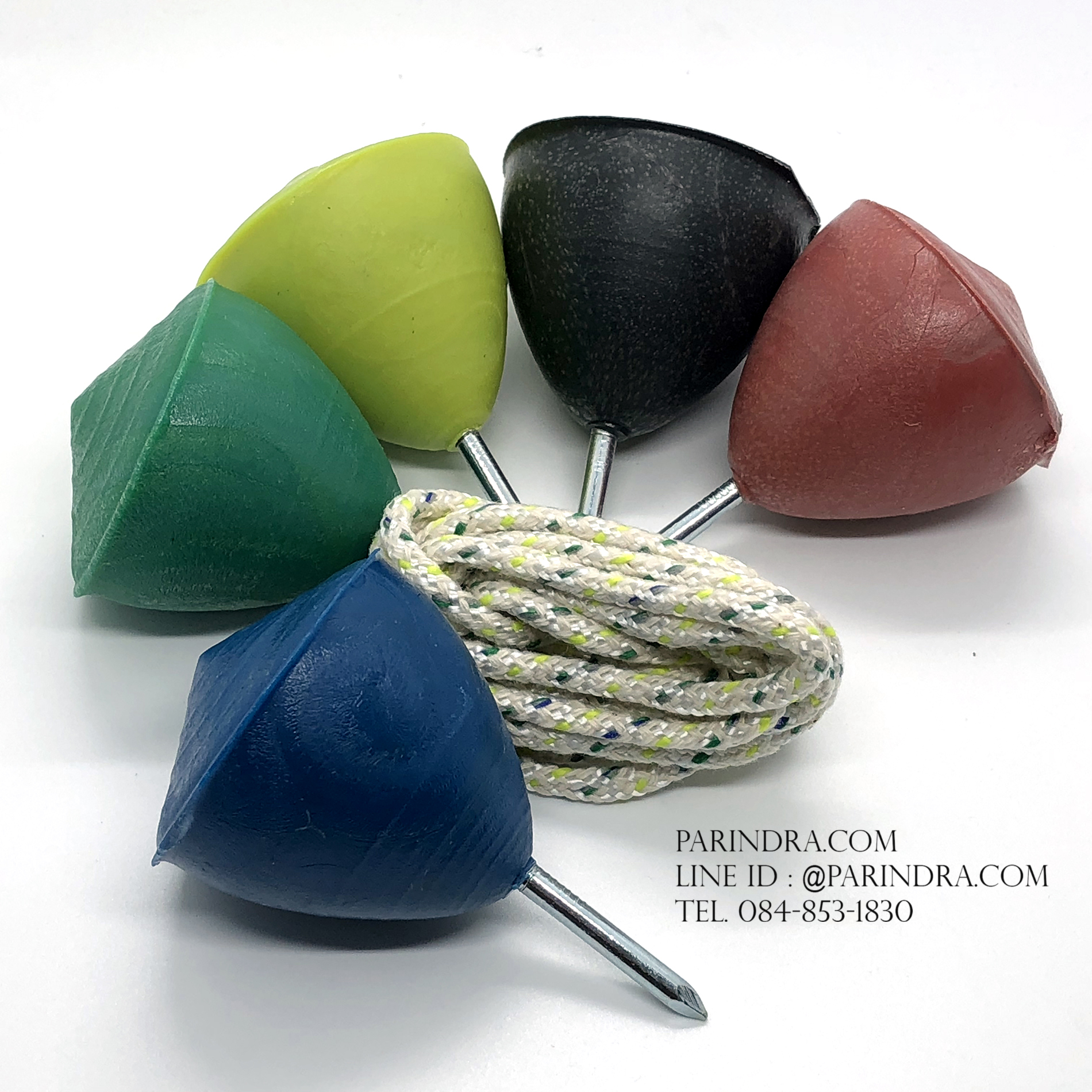 ลูกข่างพลาสติกขนาดกลาง คละสี