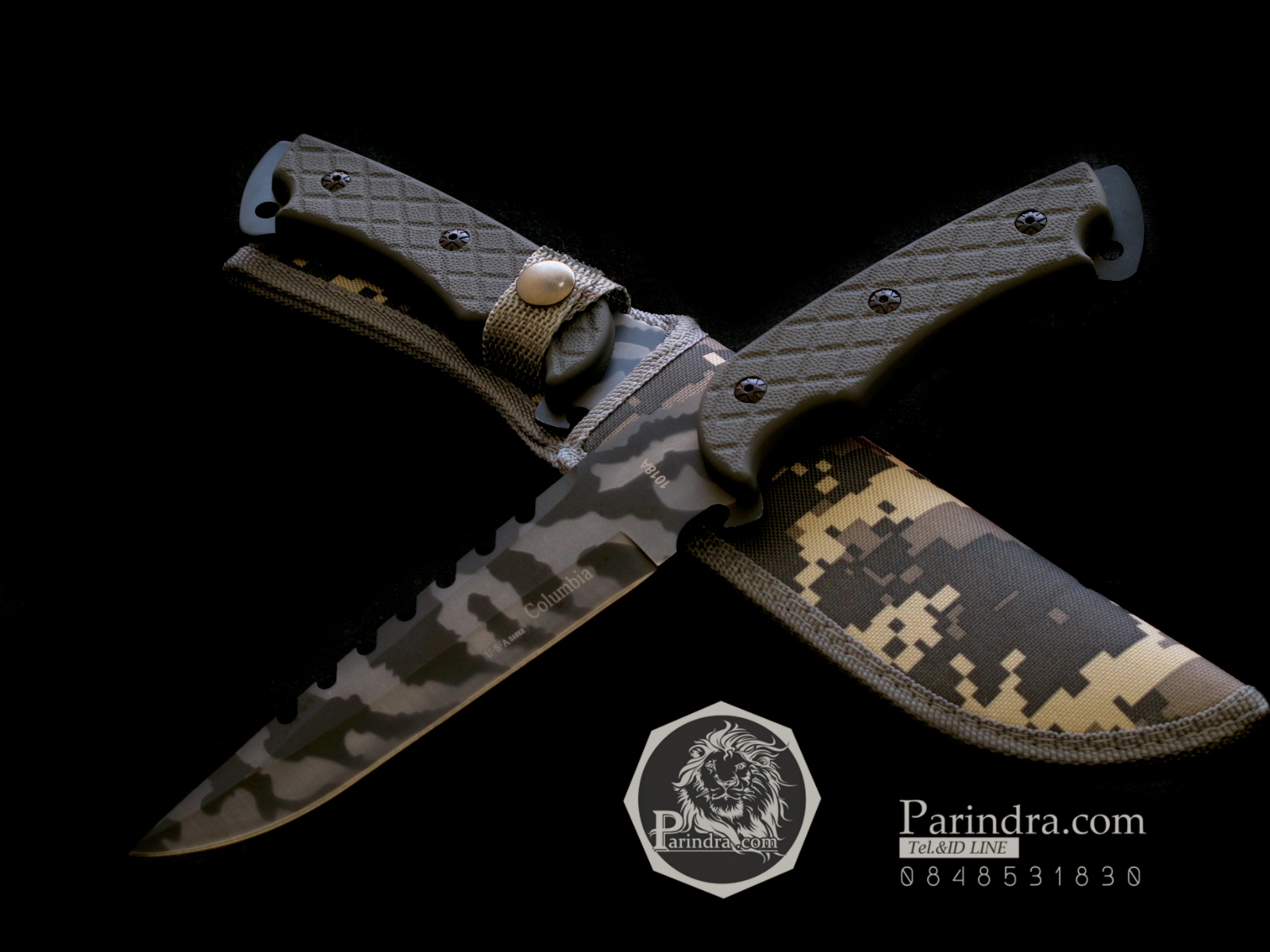 มีด Columbia Airforce Military Camo รุ่น 1018a