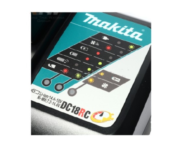 ชุดแบตเตอรี่ 18V Makita รุ่น MKP1RG182 ในชุดประกอบด้วย แบตเตอรี่ ลิเธียมไอออน 18 โวลต์ ความจุ 6.0 แอมป์ รุ่น BL1860B และ เครื่องชาร์จแบตเตอรี่ 14.4V-18V รุ่น DC18RC Pn.191K87-0 (แท้) ##