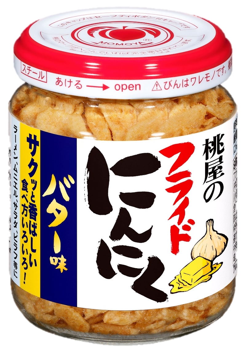 Momoya garlic butter 80g กระเทียมทอดกรอบรสเนยขนาด 80 กรัม