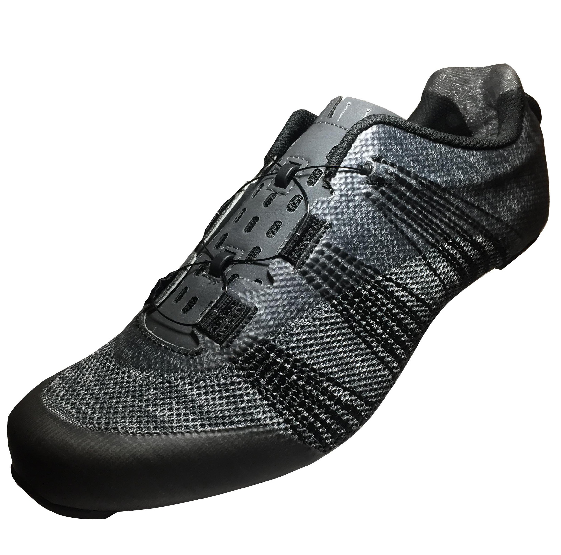 รองเท้า X-WIND EXPERT Q PRO road car knitting shoes ผ้าถัก มีไซส์ 41-45 สีเทาดำ และ สีเทาเหลือง