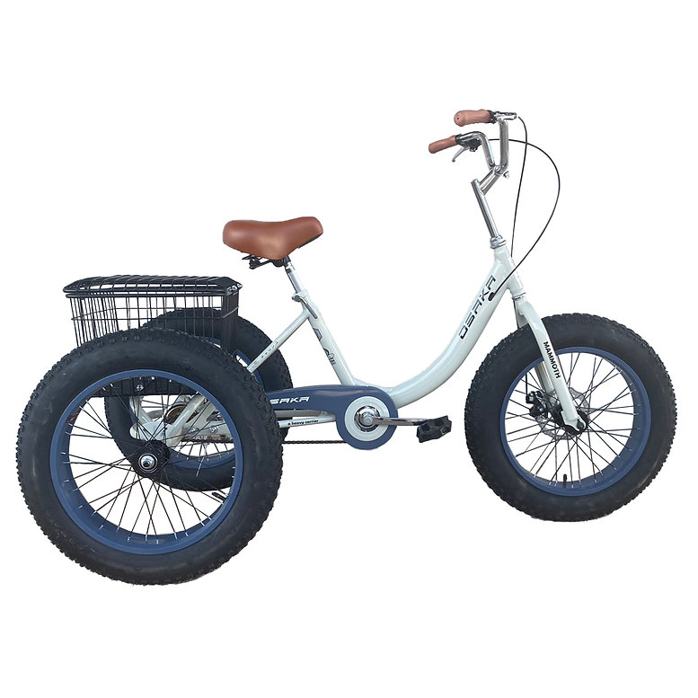 จักรยานสามล้อล้อโต OSAKA MAMMOTH ล้อ 20x4.0 นิ้ว ดิสเบรคหน้า เฟรมไฮเทน ซ่อนสายวงล้ออัลลอย