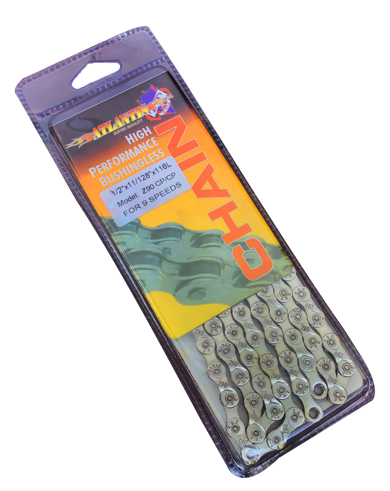 โซ่จักรยาน ATLANTIS, Z90 bicycle speed โซ่ 9 Speeds Chain