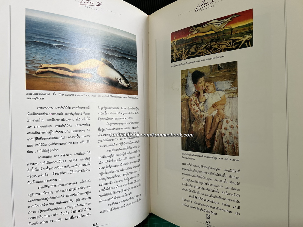 เส้นสีกับกาลเวลา ผลงานของ อ.พิษณุ ศุภนิมิตร. *ตำหนิ