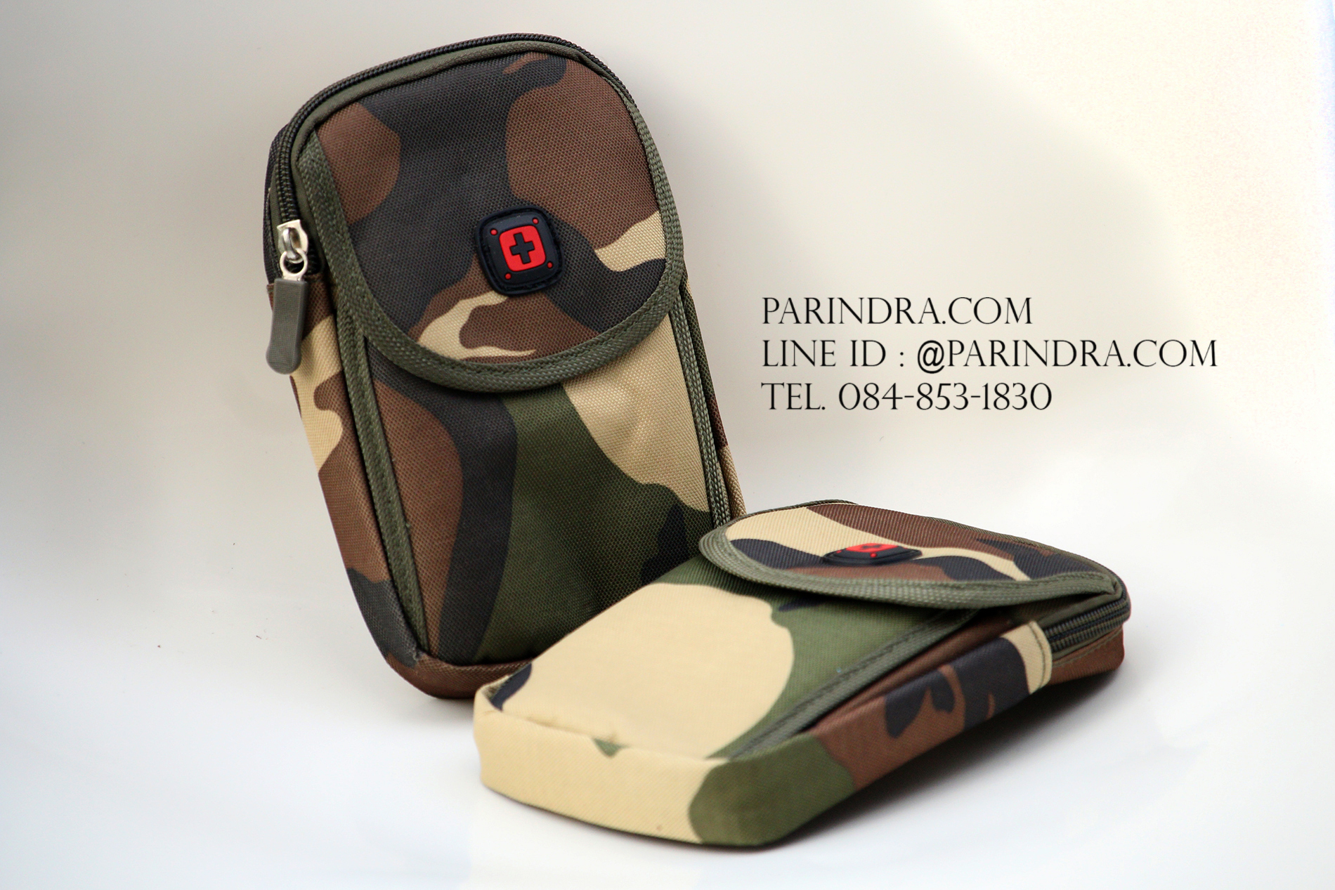 กระเป๋าลายพรางทหารแบบมินิ พกพาสะดวก มีคลิปแบบปลดเร็ว #002