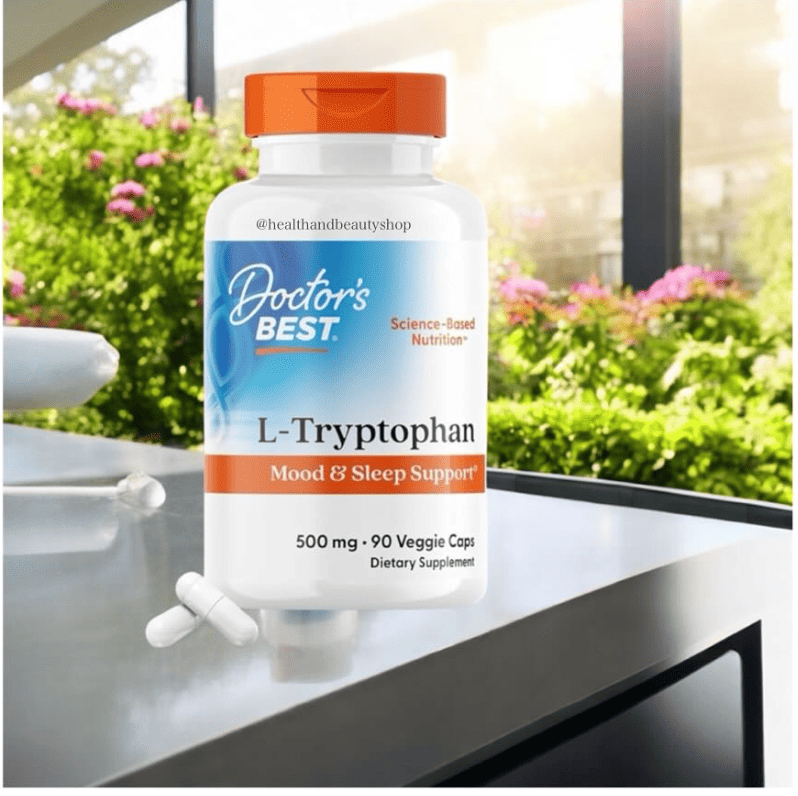 Doctor's Best L-Tryptophan with TryptoPure 500 mg 90 Veggie Caps