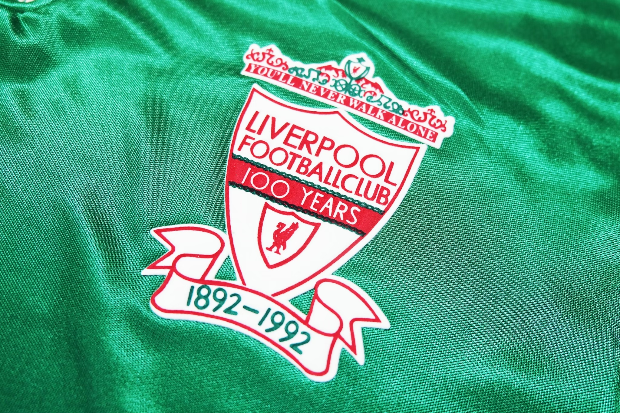 Liverpool 1992/1993 Vintage Jersey เสื้อฟุตบอลลิเวอร์พูลย้อนยุค Carlsberg เสื้อลิเวอร์พูลสามแถบ เสื้อลิเวอร์พูลเขียว