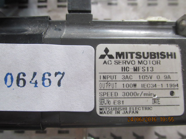 SERVO MOTOR “ MITSUBISHI ” รุ่น HC-MFS13