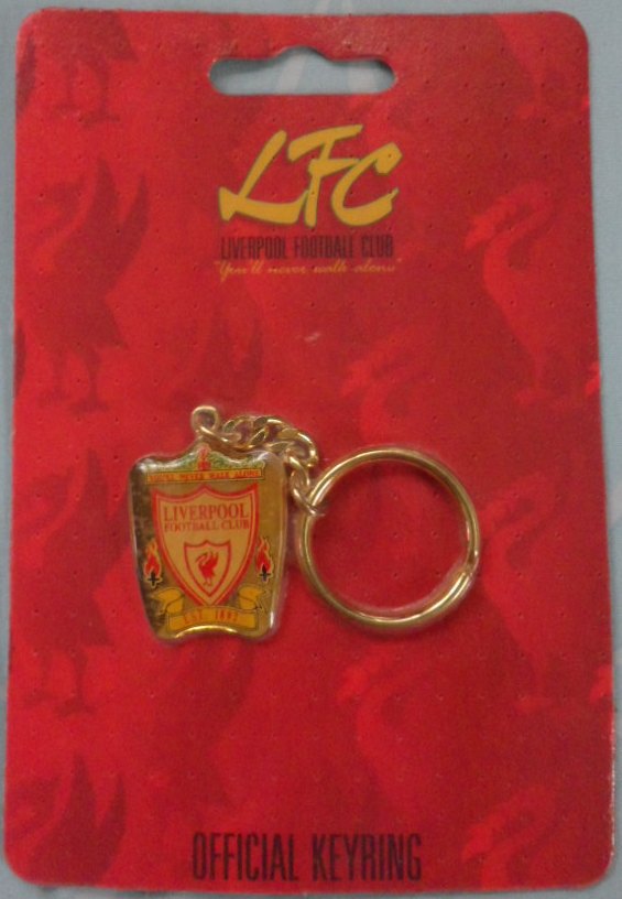 พวงกุญแจ ฟุตบอล สโมสรลิเวอร์พูล - ตราสโมสร LFC ใหม่ / LIVERPOOL Football Club Key Ring - LFC Logo NEW