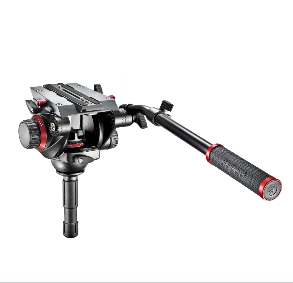 หัววิดีโอ 504HD PRO VIDEO HEAD 75พร้อม Halfball มาในตัว รองรับน้ำหนักได้ 7.5 Manfrotto MF-0504-HD001 ประกันศูนย์ 5 ปี