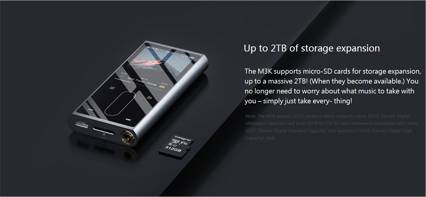 ขาย FiiO M3K เครื่องเล่นพกพา รองรับ Hi-Res อัดเสียงได้