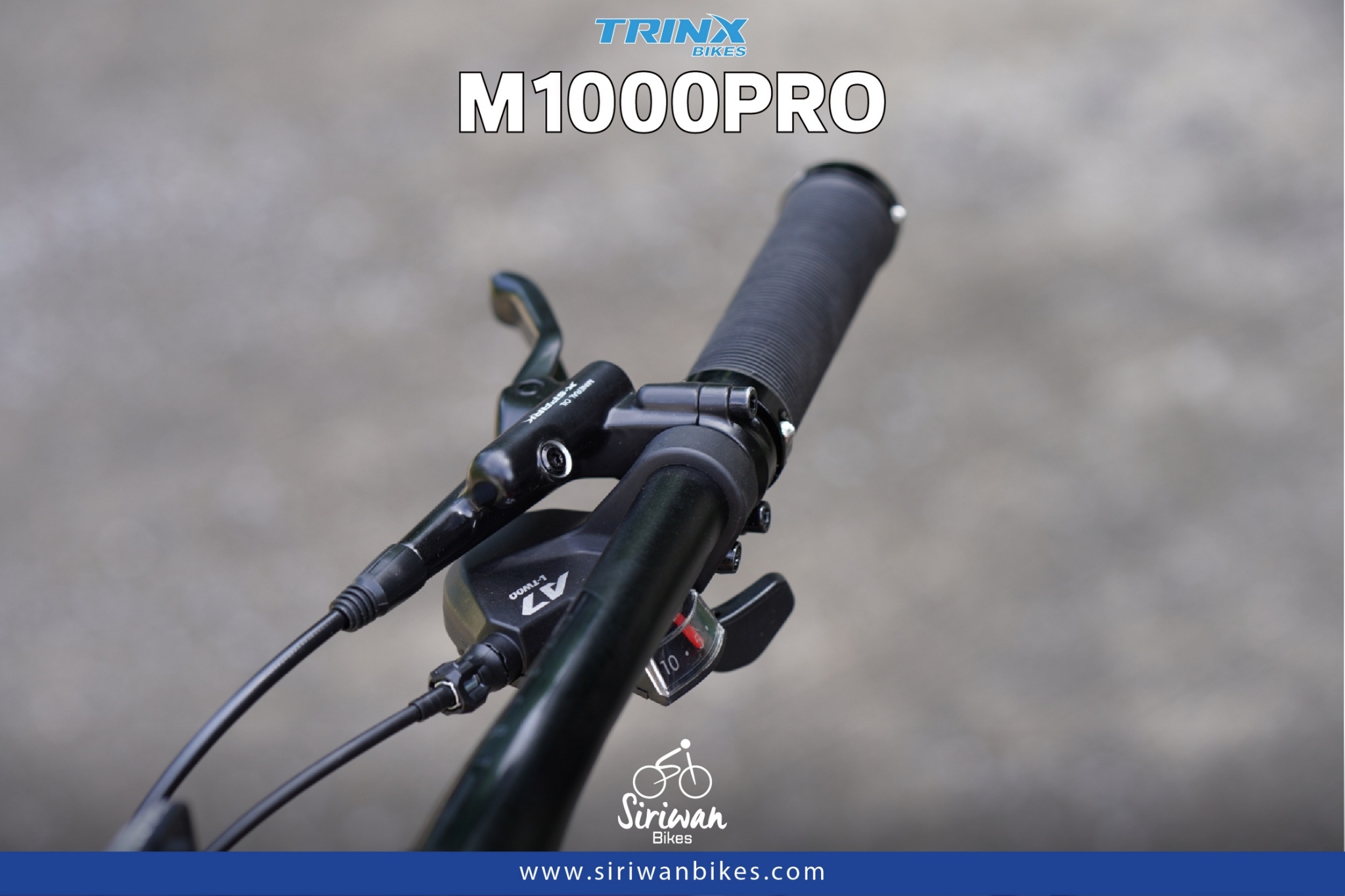 จักรยานเสือภูเขา TrinX M1000Pro เฟรมอลู 29er LTWOO 1*10 สปีด ดิสน้ำมัน, TRINX MY2023