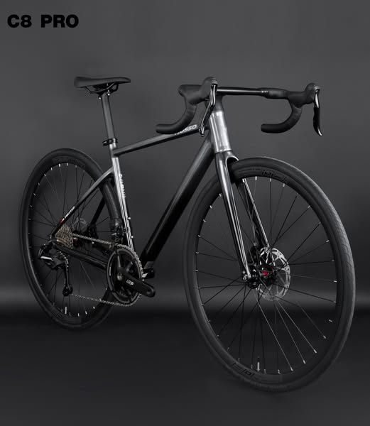 จักรยานเสือหมอบเกียร์ไฟฟ้า MOSSO x TWITTER C8 PRO EDS TX 24 speed เฟรม super light Aluminium Full Hydraulic NEW2025