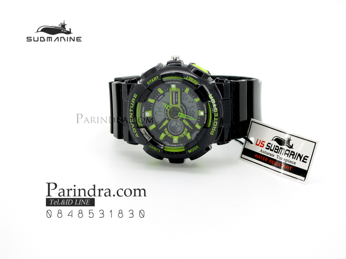 นาฬิกา US submarine Adventure Protector รุ่น TP3163L สีดำ-เขียว