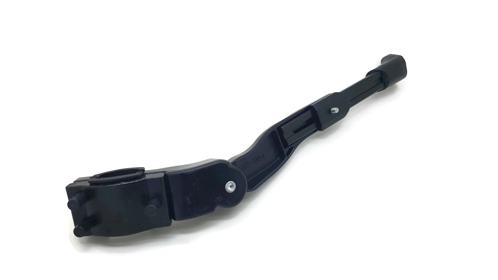 ขาตั้งอลูมิเนียม จับจุดเดียว ปรับระดับได้ สีดำ HS-001 ADJUSTABLE KICK STAND