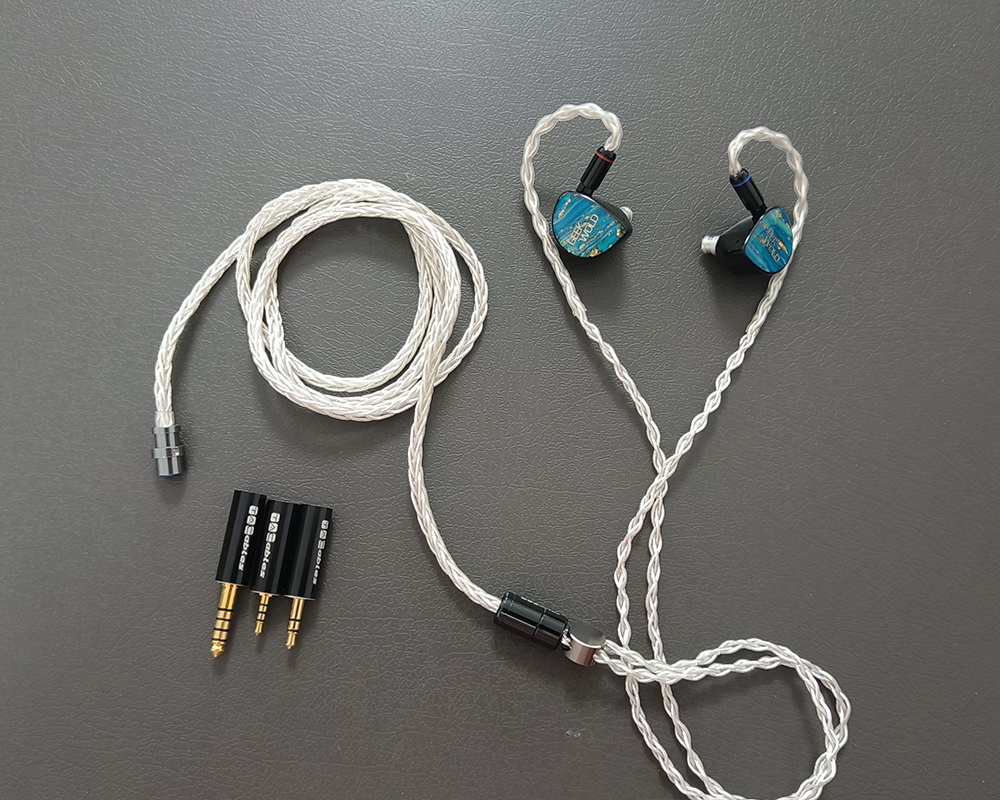 Geek Wold GK100 หูฟัง Hybrid 9 ไดรเวอร์ 2BA+3DD+4PZT พร้อมสาย Hakugei ประกันศูนย์ไทย