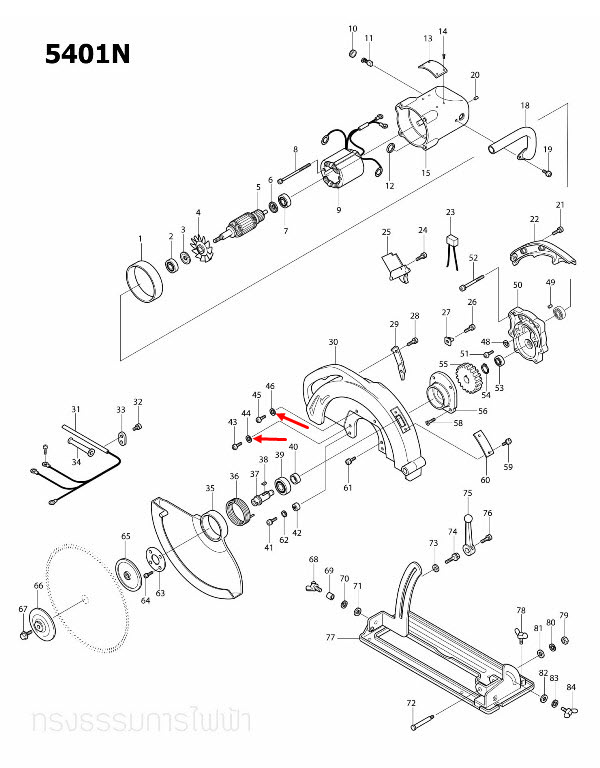 SPRING WASHER 6 Maktec มาคเทค MT560, MT580, MT583, Makita มากีต้า 2414, 2414NB, 4100NB, 4100NH, 4100NH2, 5103N, 5201N, 5401N, 5900B, N5900B Pn.942151-2 (แท้) ## (*)