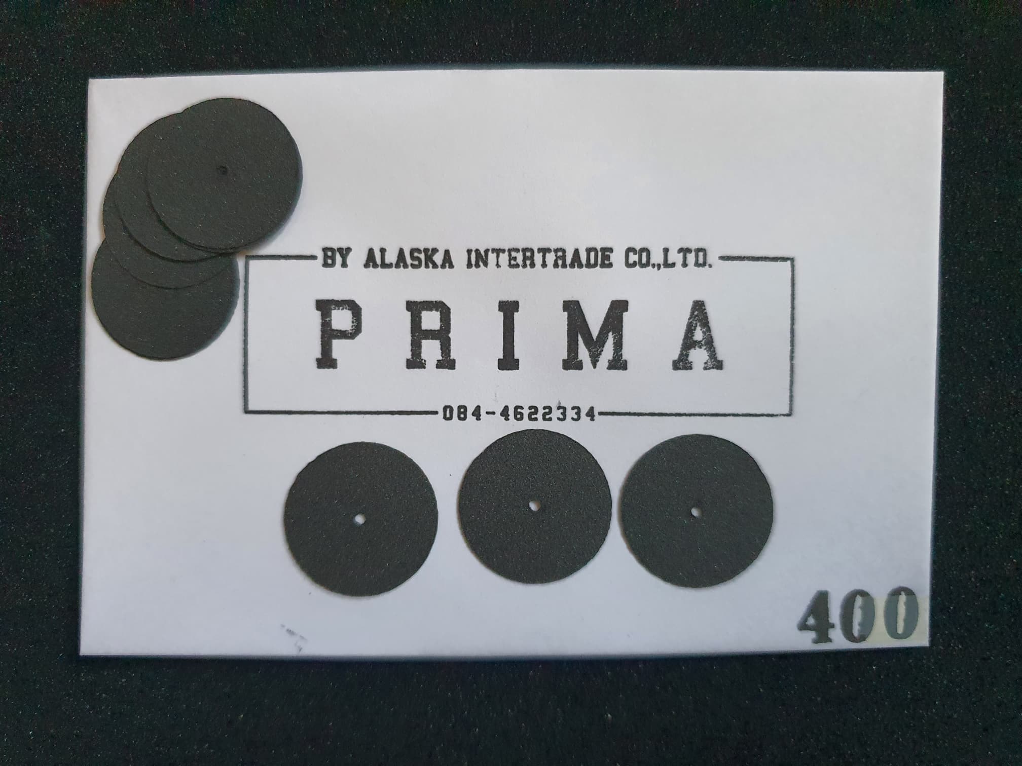 กระดาษทรายวงกลม ขนาด 2ซม. เจาะรู