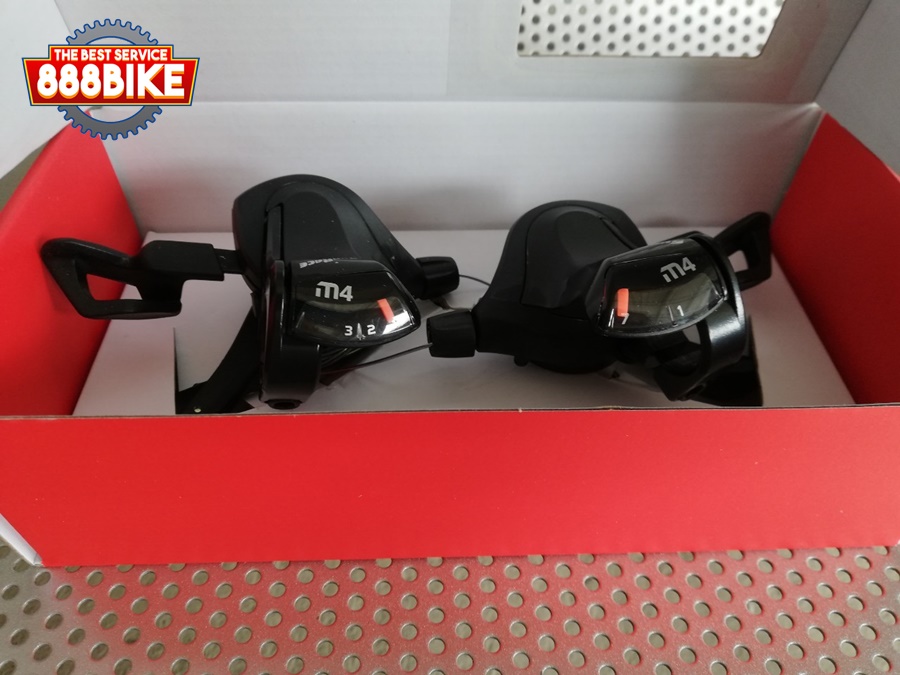 มือเกียร์เสือภูเขา Sunrace 3x7 , 3x8 , 7 , 8สปีด DLM400 มีสาย (มีกล่อง)