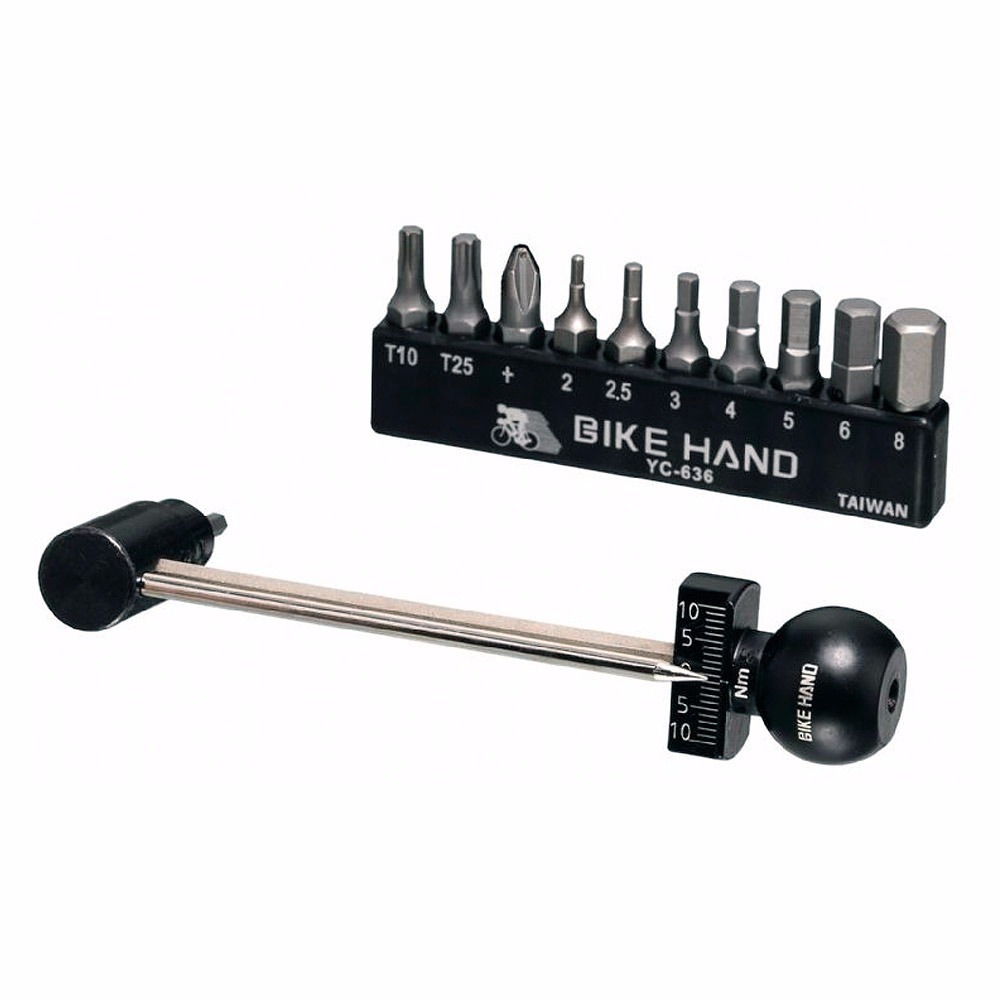 ชุดเครื่องมือบล็อกหกเหลี่ยม, ประแจปอนด์ Bike Hand Torque wrench kit, YC-636