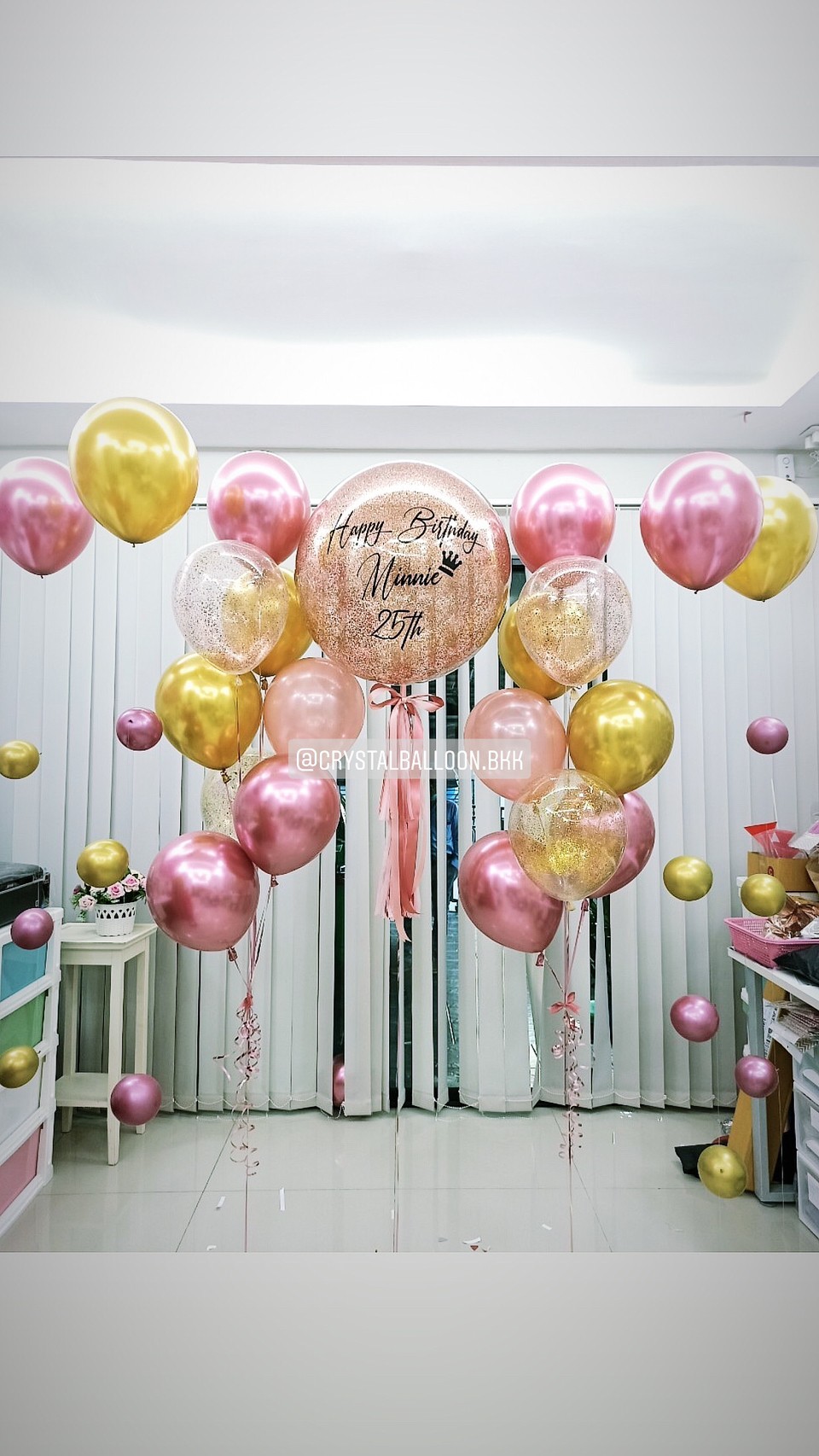 ลูกโป่ง วันเกิด Bubble ขนาด 24" สียอดฮิต พร้อม ช่อลูกโป่ง ช่อ 7 ลูก 2 ช่อ,ลูกโป่งใส ใส่กลิตเตอร์,ลูกโป่งฟองอากาศ 4 เส้น พร้อมตกเเต่ง สามารถเปลี่ยนสีลูกโป่ง/เปลี่ยนข้อความ/เปลี่ยนขนาดได้