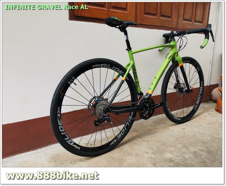 จักรยานเสือหมอบทางฝุ่น INFINITE GRAVEL Race AL เฟรมอลู 18 สปีด Sora 700C, 2022
