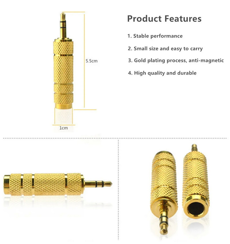 ERTK 3.5to6.5 Adapter แปลง 3.5 เป็น 6.5 สำหรับเครื่องเสียง ประกันศูนย์ไทย