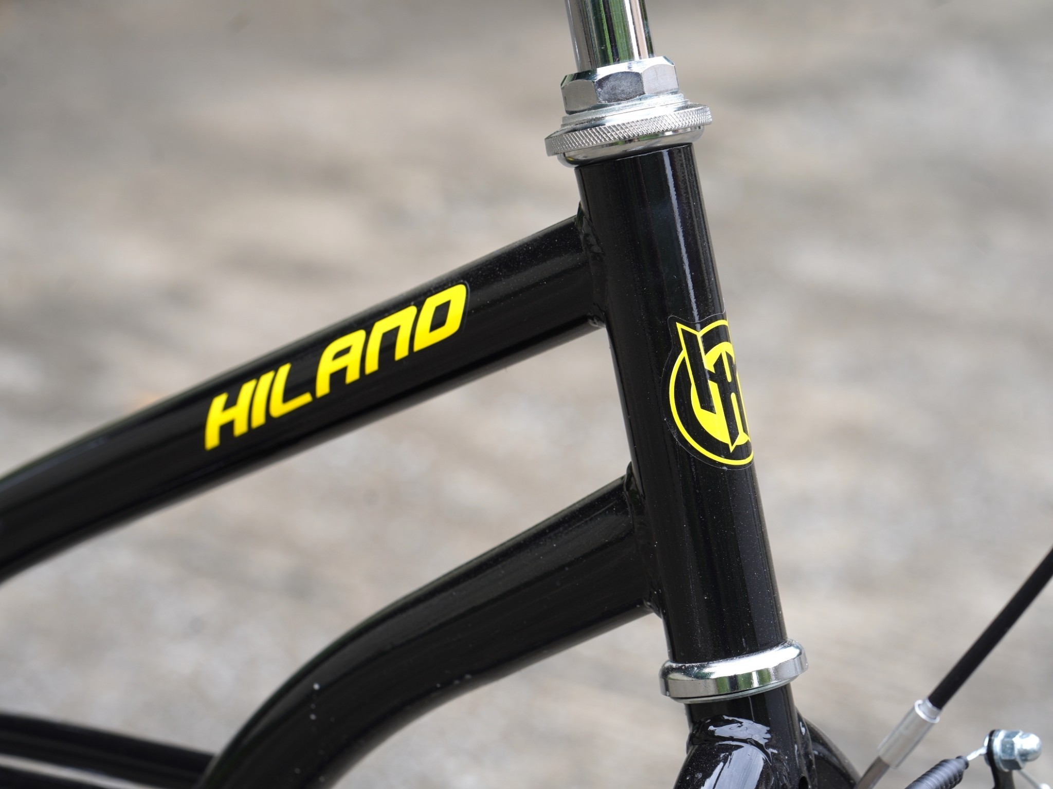 จักรยาน HILAND BEACH CRUISER Bicycle Single speed, BC01 เฟรมเหล็ก ล้อ 26 นิ้ว