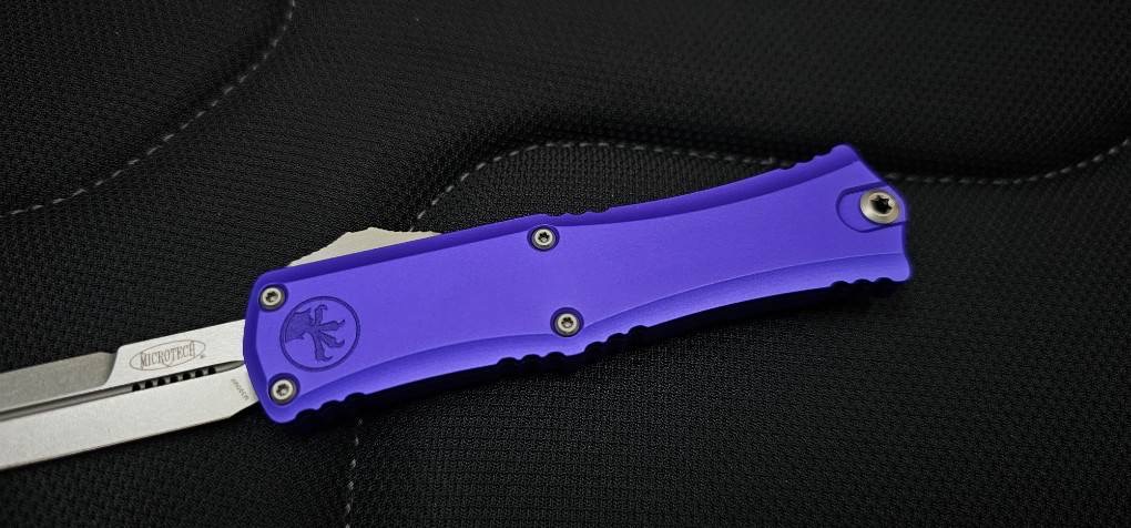 Microtech Automatic Pocket Knife Hera II Mini OTF Purple