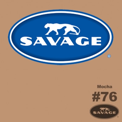 SAVAGE สีกาแฟมอกคา MOCCA กว้าง 2.72 เมตร ยาว 11 เมตร CA7612 รหัส #76-12 กระดาษฉากหลัง ราคาส่ง ราคาถูก ส่งemsฟรี โทรด่วน0805576690