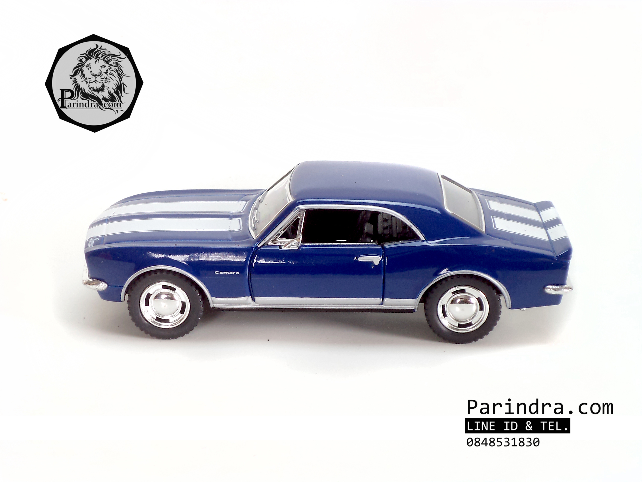 โมเดลรถเหล็ก รถ Chevrolet Camaro Z28 ปี 1967 สีน้ำเงิน
