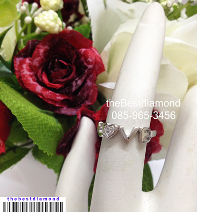 BR975RD===แหวน LOVE น่ารักมากๆๆๆ ใช้แหวน LOVE สื่อรักแทนใจ ได้เลยค่ะ