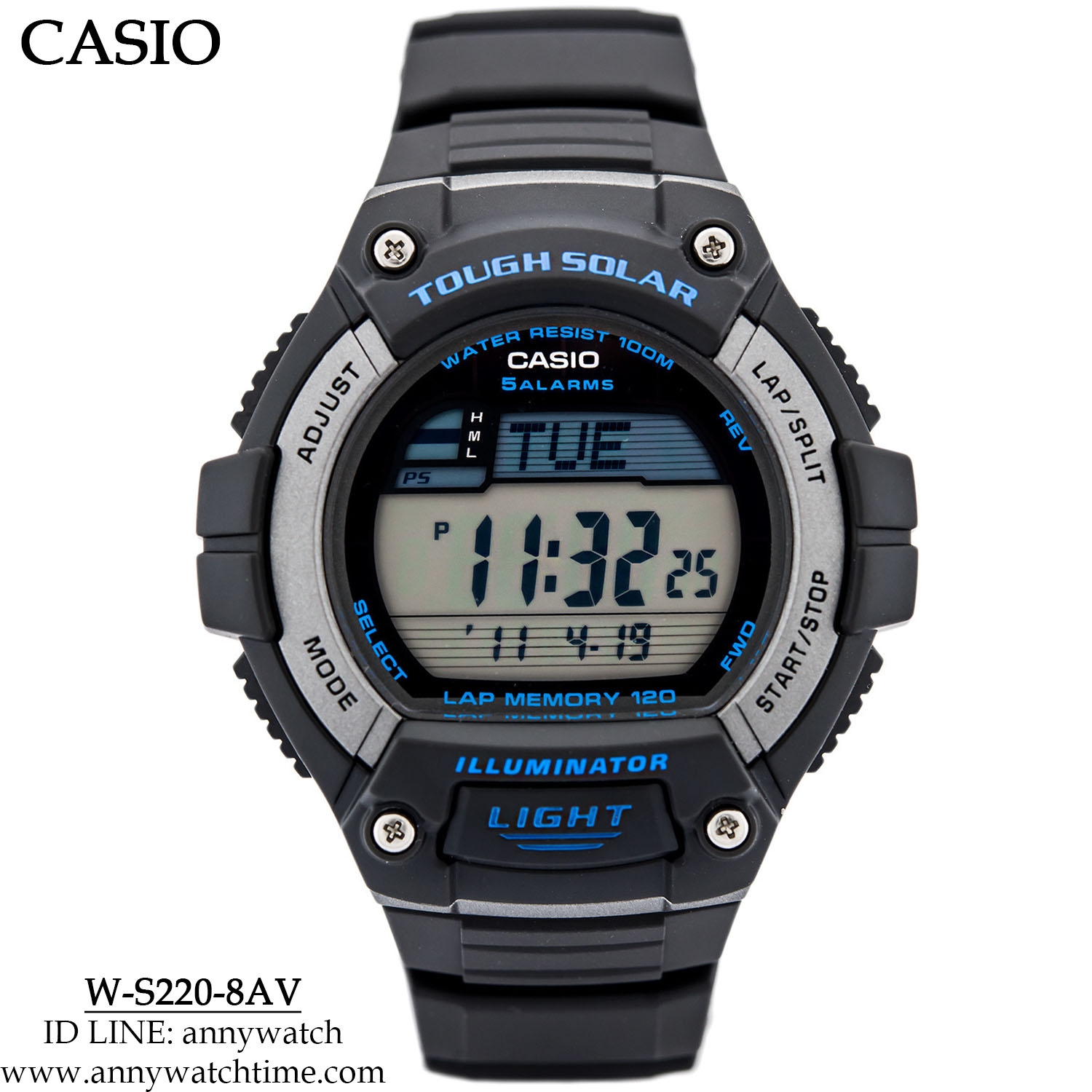 CASIO W-S220-8AV