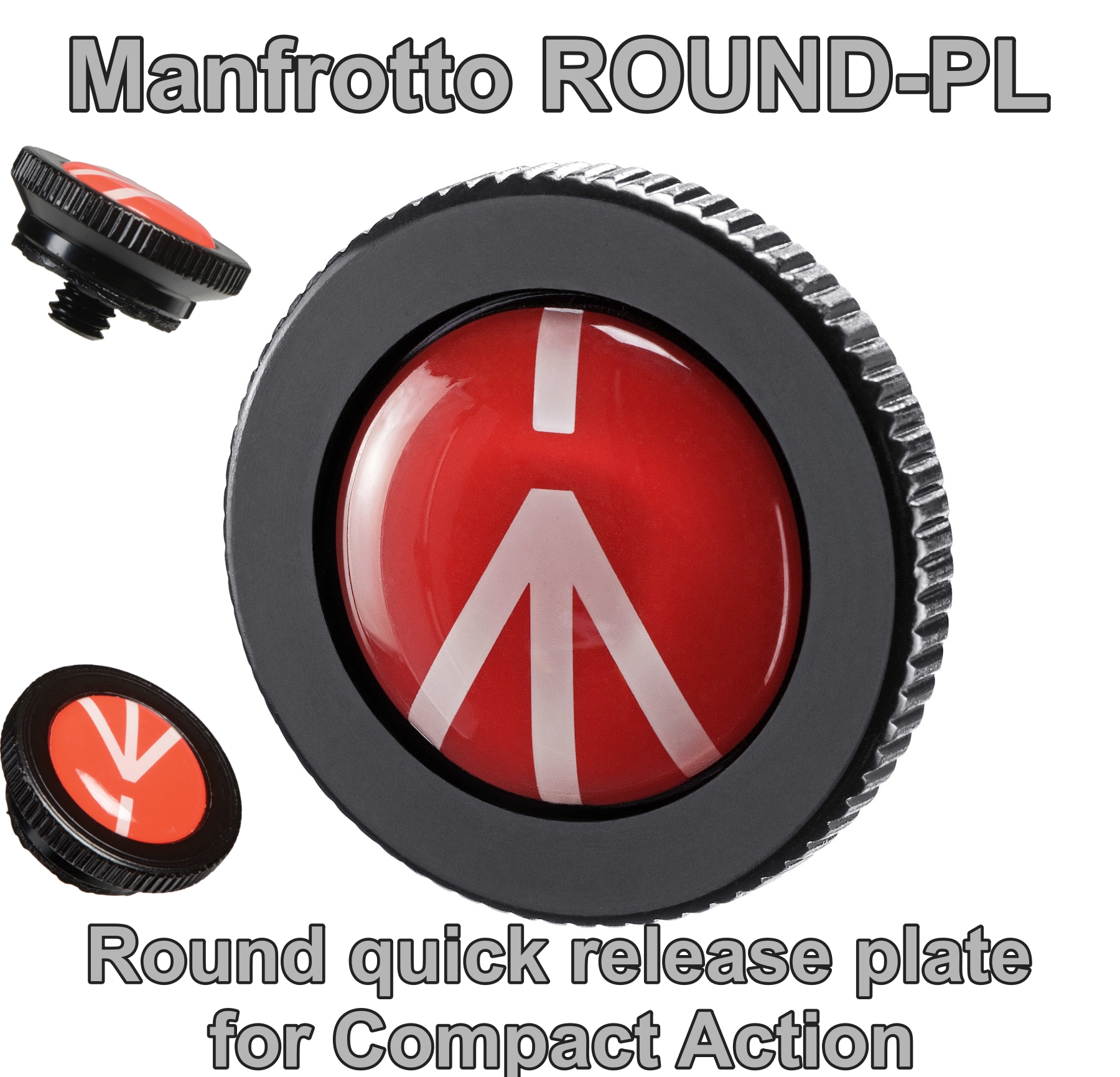 เพลท Manfrotto ROUND-PL สำหรับขาตั้งรุ่น Compact Action ทำให้ถอดขาตั้งกล้องได้ง่ายและสะดวกขึ้น ประกันศูนย์ 5 ปี
