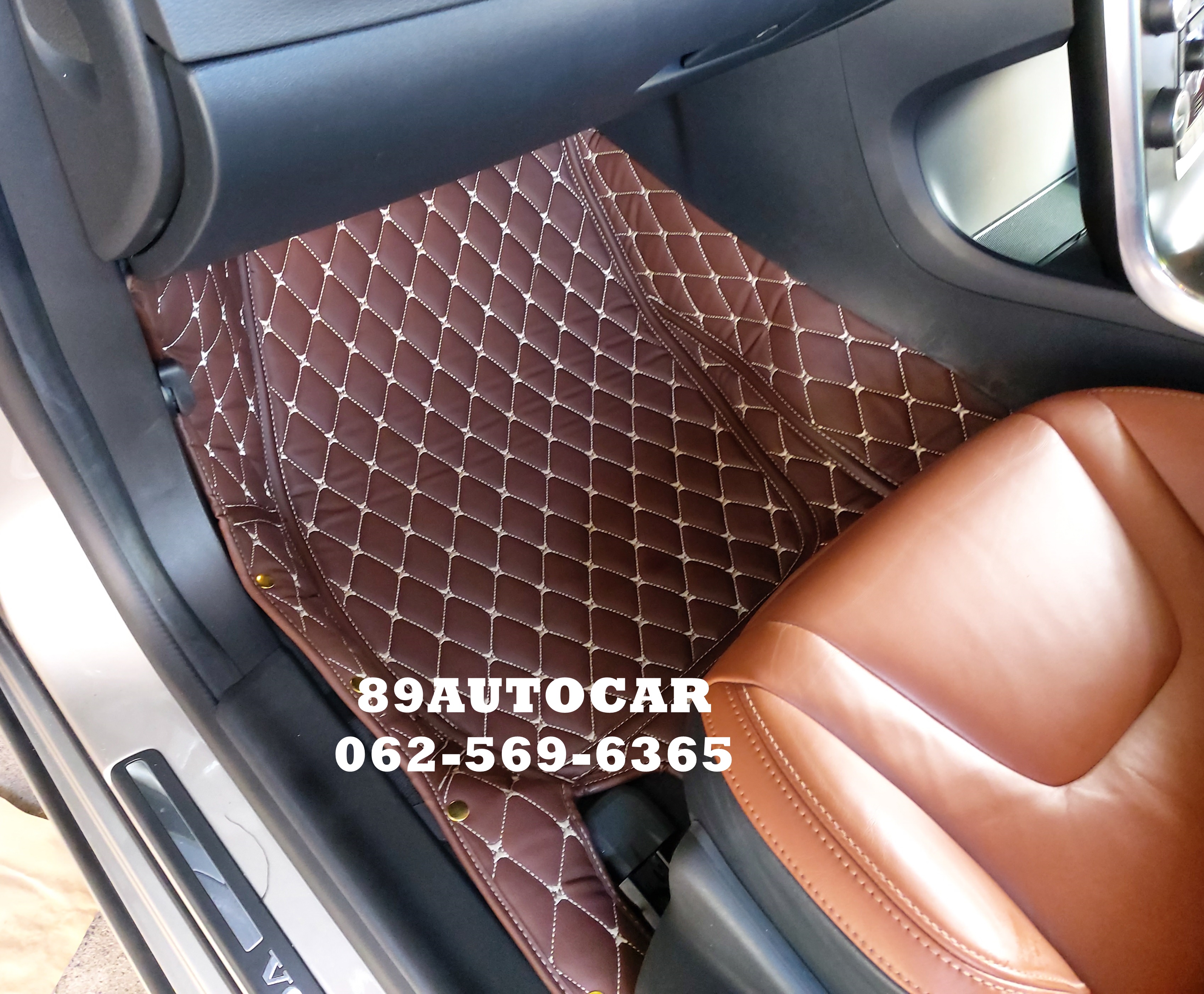 สั่งตัดพรมรถ พรม6ดี Volvo V60 2013-2016 เข้ารูป