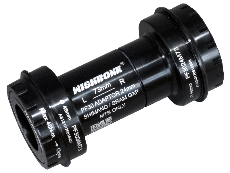 กะโหลกเกลียว WISHBONE PF3024M73 MTB ONLY, SHIMANO,SRAM GXP
