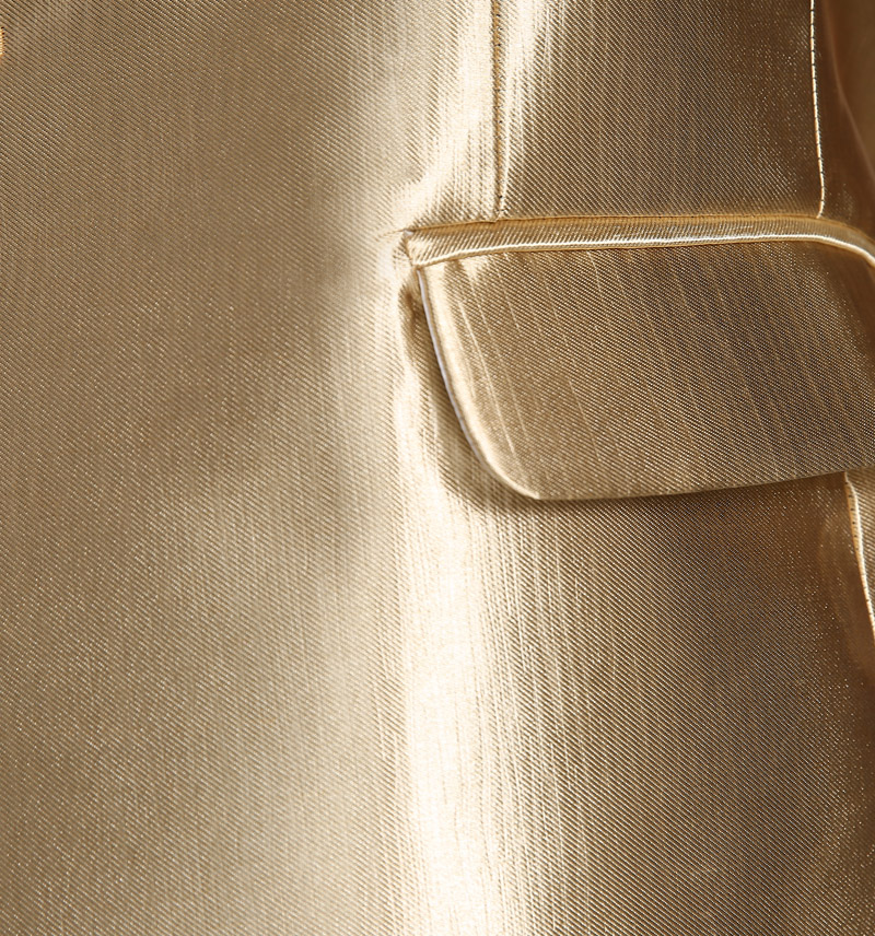 พร้อมเช่า ชุดสูทชาย สีทอง Luxury Gold