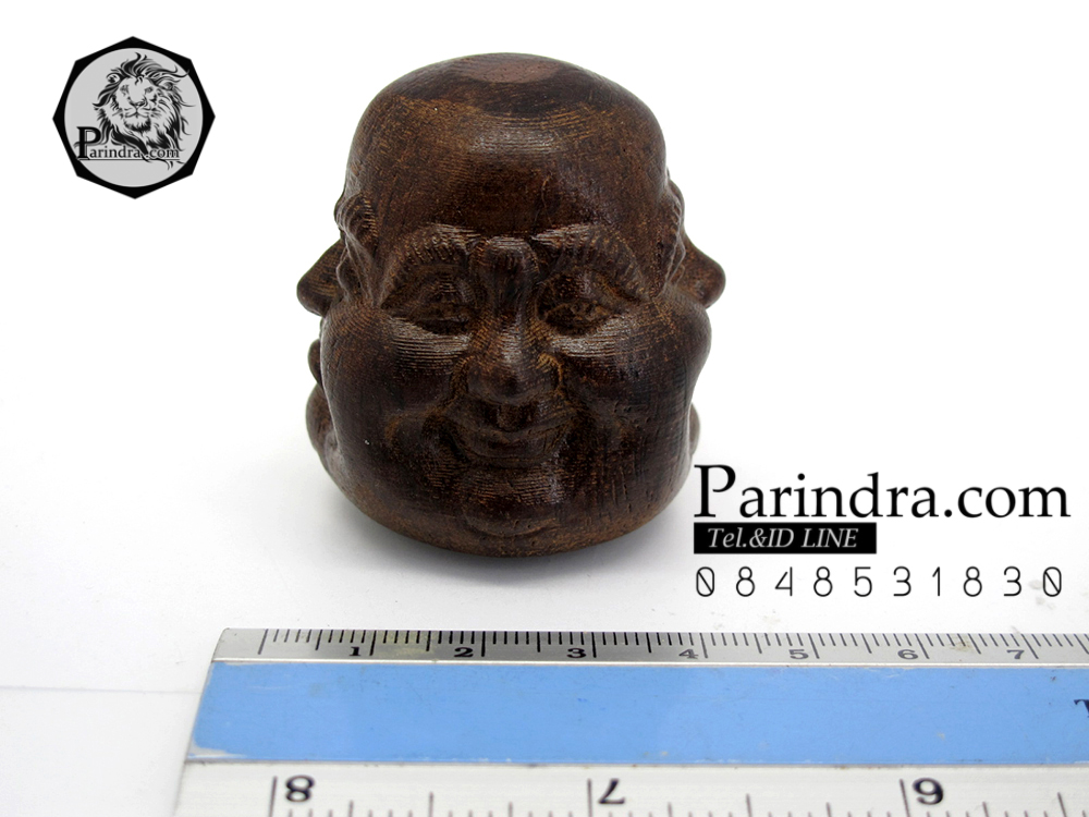 งานแกะสลักไม้เนื้อหอม ลายหน้าคน 4 แบบ ความรู้สึก รัก โลภ โกรธ หลง