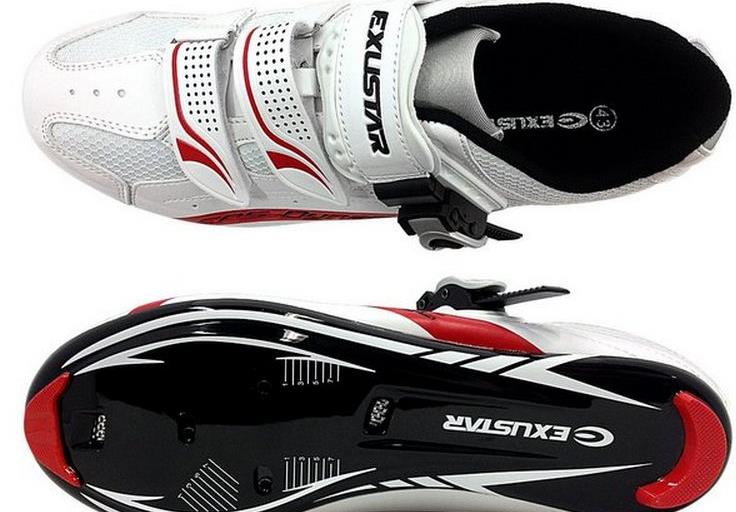 รองเท้าปั่นจักรยานเสือหมอบ รองเท้าเสือหมอบ EXUSTAR E-SR403 ROAD CYCLING SHOES