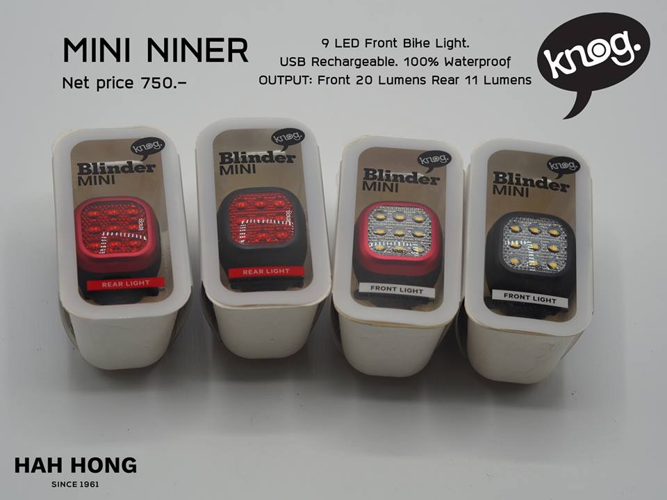 KNOG ไฟท้ายไบเดอร์มินิไนเออร์ MINI NINER, 9 หลอด