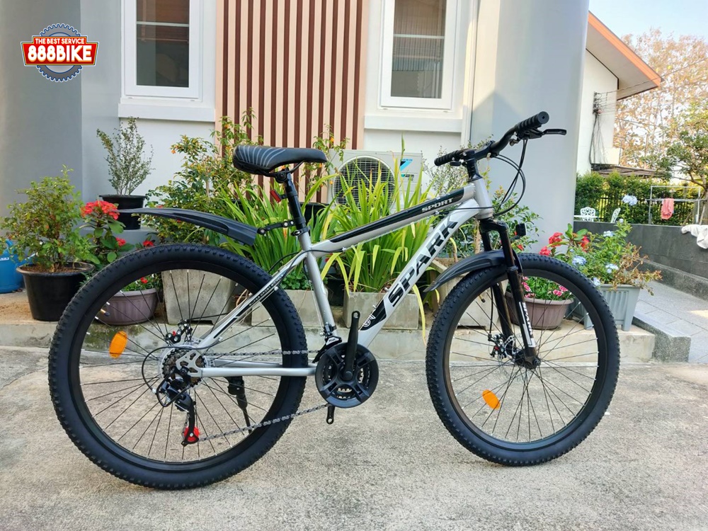 SPARK Mountain Bike – 21-Speed Gears, 26-Inch Wheels, High Tensile Steel Frame with Front and Rear Disc Brakes