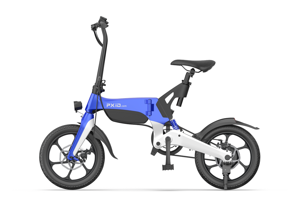 จักรยานพับได้ไฟฟ้า PXID LIGHT P2 วงล้อ 16 นิ้ว มอเตอร์ 250วัตต์ แบต 36V/52.Ah ความเร็ว 25กม/ชม. ไกลสุด 40กม. 2024