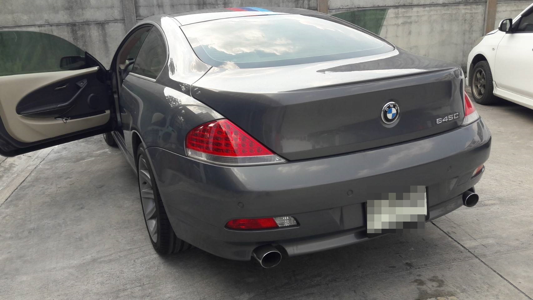 พรมรถยนต์ BMW 645CI E63 ปูพรมหกดี สีครีม เข้ารูป