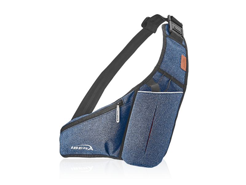 เข็มขัดสำหรับนักปั่น นักวิ่ง นักเดินทางไกล IBERA Sports Belt IB-SF2 ( เทา-เงิน / น้ำเงิน / ดำ )