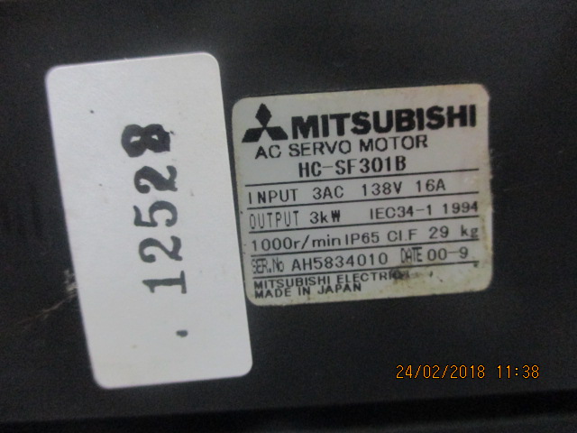 SERVO MOTOR “ MITSUBISHI ” รุ่น HC-SF301B