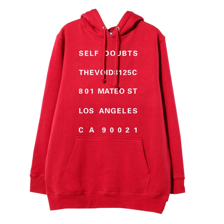 เสื้อฮู้ด (Hoodie) Self Doubts แบบ Mark