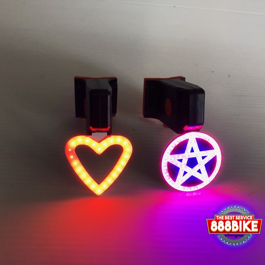 ไฟท้ายกระพริบ ชาร์ต USB VEDA tail light