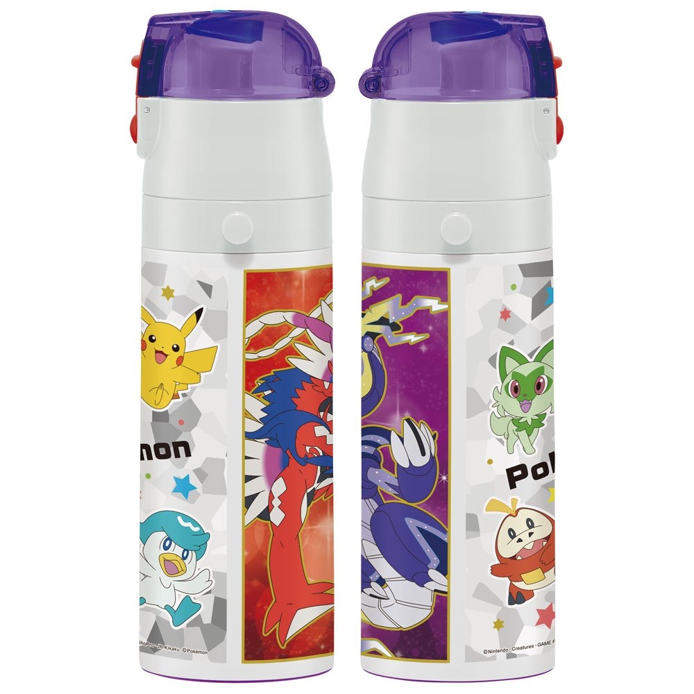 กระติกน้ำสแตนเลส Skater Pokemon 2 ways 470ml. / 430ml.