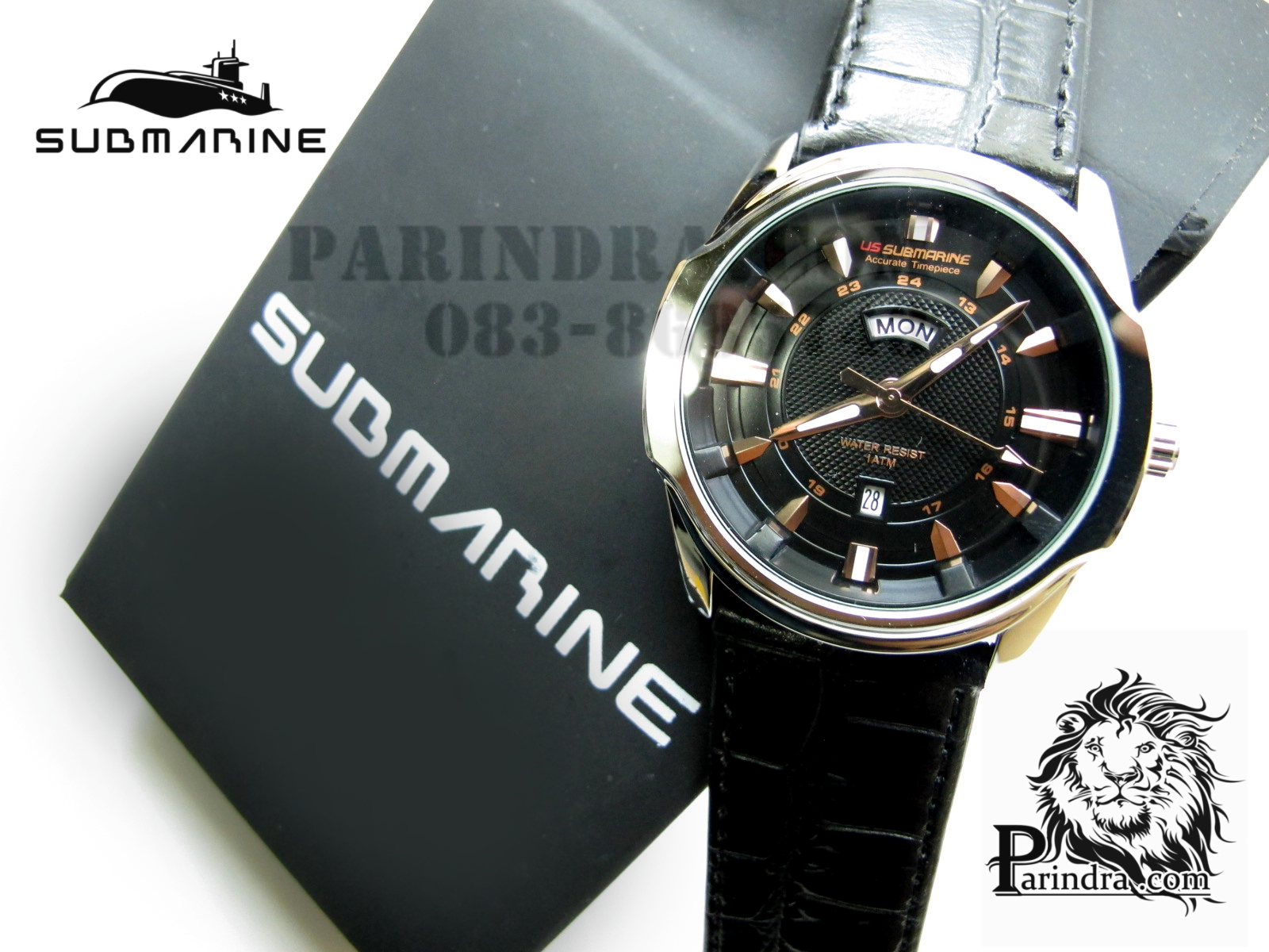 นาฬิกา US Submarine J102MDD ของแท้ 100 % ตัวเรือนแสตนเลส สายหนัง