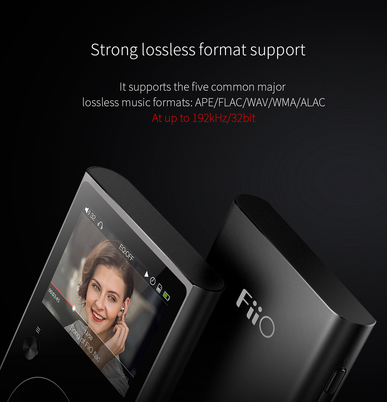 ขาย FiiO x1ii สุดยอดเครื่องเล่นเพลง HiFi พกพารองรับ lossless 192khz/32bit , bluetooth 4.0 , touch wheel